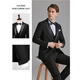 Woodpecker (TUCANO) suit men's three-piece business casual suit, workplace formal wear, groom's best man's wedding banquet dress, suit jacket + vest + pants, three-piece suit XL recommended 125 Jin Jin equals 0.5 kg -140 Jin Jin equals 0.5 kg