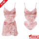 
ZUQT Bikini Swimsuit Women's Three-Piece Set Slide Female Conservative Seaside Vacation Niche Hot Spring Swimsuit Water 9882 Pink L [Suggested 95-106Jin [Jin equals 0.5 kg]]