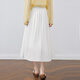 
Shifanli ('SEIFINI) Shifanli white French romantic A-line skirt 2025 summer new style navy blue popular slim and gentle fairy skirt white long skirt M