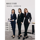 Lady Bird navy blue professional blazer women's slim and high-end formal wear workplace college student interview small suit