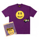 Lee Kids Smiley Face Justin Bieber Drewicon Love Patrón de oso Ronda Redonda Reductor manga de mangas cortas Hombres y mujeres 1278 S