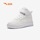 Anta children's sports shoes for boys and girls lifestyle series Velcro high-top white shoes sneakers A12438004