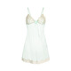 GUI RUO (GUI RUO) DZ SEXY ASPETRA PERSPECTIVA DE MEDILLA PERSPECTIVO SUSPENDIZACIÓN Camiseta Vestido exterior empalmado 3883 Verde (Nightskirt + T-To-Tousers M