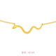 Chow Tai Fook SOINLOVE cute pet zodiac snake spirit snake 18K gold necklace gift 18K gold necklace 40cm