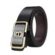 Toothless automatic buckle, inner wear, holeless belt head, men's trousers belt head, toothless, slotless 3.3cm inner buckle, high-end gold 115cm