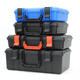 
XMSJ portable tool box plastic PP safety storage box instrument equipment customized box large black 3527 black empty box