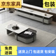 
Rock slab tea table modern simple living room home coffee table small apartment rotating Italian rock slab tea table TV cabinet 14070 Fish belly white rotating tea table 100 real rock slab