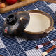 
cocostyle original Wangu Shao hand-painted stewed meat Jing Maple Leaf Casserole Wide body earth pot hot pot earth pot number 6 m3891 0ml