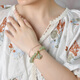 Кейук -живой отбор Hetian Jade Bracelets Женщины множественные стили Lulutong Hetian Jade Bead Bracelets нефриты браслеты нефритовые браслеты Magnolia Цветочные аксессуары +10 мм D2575Z