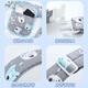 
9i9 baby strap front and back dual-use summer mesh baby waist stool newborn baby to hold the baby out and breathable 0-3 years old