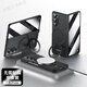 Zhifu Samsung Fold6 Case de téléphone mobile Nouveau cas de protection de l'écran de pliage Zfold6 HH HH CENTRAL HINE All inclusive Z Fold6 Anti-Fall Ultra-Thin Magsafe Aspiration magnétique Men and Women Sobre [Yu Ye Hei] Support rotatif magnétique
