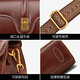 
Golden Fox (FOXER) top layer cowhide women's bag women's bag large capacity one-shoulder crossbody handbag joint Chinese Valentine's Day gift
