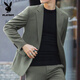 Playboy (Playboy) Herren -Kaffeeanzug Frühling und Herbst Schlanker und gutaussehender lässiger Anzug Jacke koreanische Hochzeitsstil Top Brown [Single Piece] Hochqualität höher als die Qualität von Peers
