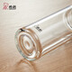 希诺（HEENOOR）（HEENOOR）玻璃杯大容量单层加厚水杯带滤网商务办公泡茶杯车载 6191新款小熊盖 410ml