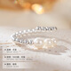 S925 silver beaded ring for women French retro niche light luxury beads open-mouth ring adjustable index finger ring RS1047 silver 925 silver