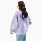 Asuki und neuer Wein 2025 Sommer neuer lila Kapuze mit leichter atmungsaktivem Outdoor -Gelegenheitssport Kurzjacke Frauen hellviolette hci03 l