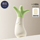 Tile baby anti-jump hand holding ring silicone carrot hand rattle toy chewable gum entrance baby soothing green onion food grade silicone free storage box