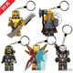 Lego Keychain kompatibler Anhänger Batman Iron Man Internet Promi Schoolbag Anhänger K-693 Anti-Venom