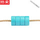 QNIZ Hong Kong and Macao light luxury high-end quality Hubei turquoise bead spacer high porcelain abacus beads old type just with beads Xingyue Bo selected mesh flower spacer beads 6mm/4 pieces