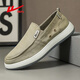 JETRAM men's shoes 2025 new summer thin soft sole lightweight non-slip breathable mesh shoes steadily casual cloth shoes YW-1473 military green 44