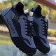 Misa Mila Herrenschuhe für den Frühling Neues Leder wasserdichte Sportschuhe lässig vielseitige Reiseschuhe weiche Sohle nicht rutschfeste Laufschuhe grau H-882 40