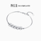 Chao Acer PT950 Platinum Bracelet Women's Five Emperors Coin Birthday Gift Price Platinum SDP40000174 About 8.45g