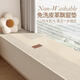 Sanqihu 2024 Neues Leder-Lorbeer-Fenster-Matten-Fensterblockmatte Der wasserdichte PVC kann auf dem Balkon gelöscht werden.