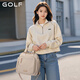 GOLF MADAM双肩包女2025新款时尚百搭大容量斜挎手提包时尚大学生书包 果仁杏