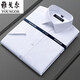 Yager Flaggschiff offizielles Geschäft Kurzärärmiges Hemd für Herren neue High-End-Business Casual Professional Professional Formal Hemd Atmungsaktives DX6621 [lila breite Streifen] 41 [Vorgeschlagen 145-160Jin [Jin gleich 0,5 kg]]