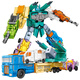 MPPMCK digital deformation robot super large digital deformation toy boy letter robot integrated birthday gift digital deformation [number 0-4] ​​integrated diamond