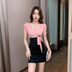 
BFXY nightclub work clothes, sexy dresses, nightclub KTV dress massage foot bath technician 3882 black M suggests 95-105Jin [Jin equals 0.5 kg]