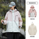 JEEP SPIRIT Jeep's new three-in-one outdoor jacket jacket men's autumn and winter windproof jacket warm and versatile jacket 8908 military green three sets one XL recommended 140-160 Jin Jin equals 0.5 kg