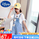 Disney (Disney) Girls Bear Denim Everly 2025 Summer NUEVO Pantalones de Moda de Moda de Moda de Moda
