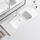 
Rock-free ceramic countertop integrated wash basin semi-embedded Taichung basin bathroom wash basin wash basin wash basin single basin 1047 outer diameter 101*47+ stainless steel drain