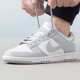 Nike (NIKE) casual shoes men's shoes 2025 summer new DUNK LOW sneakers fashionable retro non-slip low-top lightweight board shoes DD1391-103 white mist gray 40