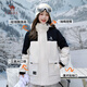 Camel women's workwear down jacket men's new winter hooded thickened warm short cold-proof waterproof jacket