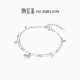 Chao Acer Get Rich Now Platinum Bracelet PT950 Double Layer Coin Bracelet Zodiac Year of the Horse and Animal Year Gift Priced 490 yuan including labor costs 4.5 grams