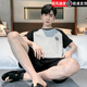 Bozhixing men's summer thin short-sleeved pajamas home clothes 2025 new HDE-9930 L men