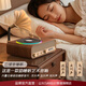 Mountain Shui Retro Bluetooth-Lautsprecher Hochwertiger Subwoofer Home Wohnzimmer Hifi Desktop Audioverstärker All-in-Off-Büro-Haus-TV-Computer-Surround-Sound Bluetooth Audio V13 Holzkorn + 5.3 Bluetooth + Dual Channel + Sleep Aid