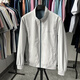 Veste à col de stand Pierre Cardin 2025 Tops polyvalents à glissière Fashion et automne pour hommes