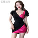 Jie Yintong Deep V Sexy Women's Nightclub Dress Slim и Slim Hip короткая юбка ночная сцена.
