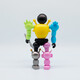 Figure de robot de boîte rythmique mignonne, boss de musique de deuxième étape Devil Simon Black combinée modèle Joy D3 [combinaison de boss de fusion de première étape] Deux figures 1