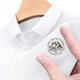 Yaba 2025 new summer trendy brand POLO shirt men's short-sleeved American retro casual versatile men's lapel shirt gray PL1049 M