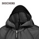 斯凯奇（Skechers）女士防晒梭织连帽外套P225W135 碳黑/0018 S