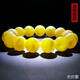 Amber style, one thing, one picture, one certificate, natural beeswax bracelet for men and women, white flower wax amber, bone china white flawless bracelet, 30.14g, 15mm
