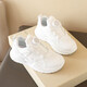 Warrior children's running shoes, sports campus white shoes, versatile casual shoes WZ(CL)-1134 white 33