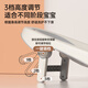iuu婴儿洗澡盆 可折叠宝宝浴盆大号 洗澡神器躺托浴架新生儿童用品 【北欧灰】+浴架+浴垫+脸盆*3 材质：FAD食品级材质检测认证