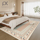 Pixel Carpet Chambre de chevet Tapis de chevet French Retro Rétro Chambre de salle de bain Non-Care Salon Sanonoferfing Padfing épaissis des tapis de plancher antidérapant Double ombre-12347 140cm * 200cm