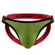 
Thong sexy one rope large men's thong belt nightclub sex Japanese style hollow big bag E. Black one piece M Weight 120-130Jin [Jin equals 0.5 kg]