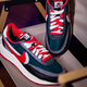 Nike (Nike) Sacaix Nike Ldwaffle Negro, azul, rojo, Nike Tres partes Deconstruction Waffle Zapatos DJ4877-300 Negro, azul, rojo, DJ4877-300 42.5